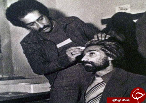 عکس/ داریوش ارجمند درحال گریم برادرش