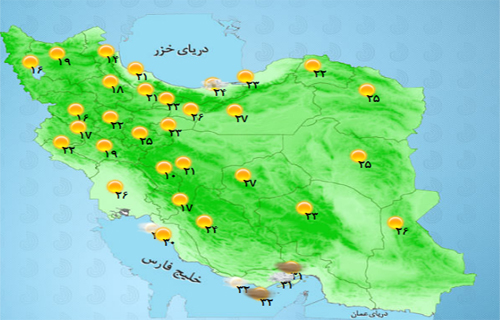 پیش بینی رگبار در استان های کرمان و هرمزگان