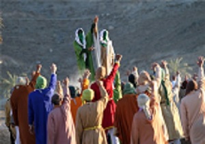 بازسازی واقعه غدیر در 8 شهرستان استان کرمانشاه