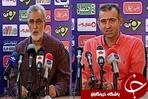 کنفرانس خبری مربیان بعد از بازی سایپا _ گسترش فولاد تبریز + فیلم