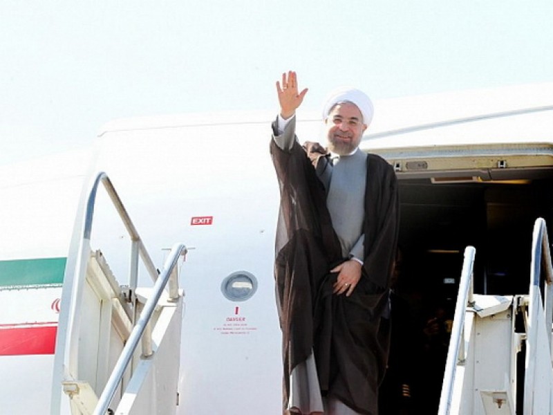 روحانی، تهران را به مقصد کاراکاس ترک کرد