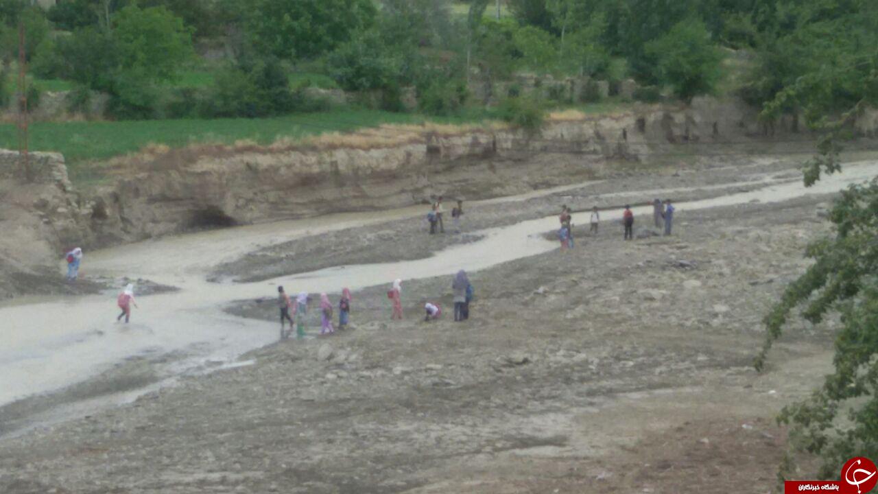 مشکل تردد در روستای تونلی&zwnj;سلفی + تصاویر
