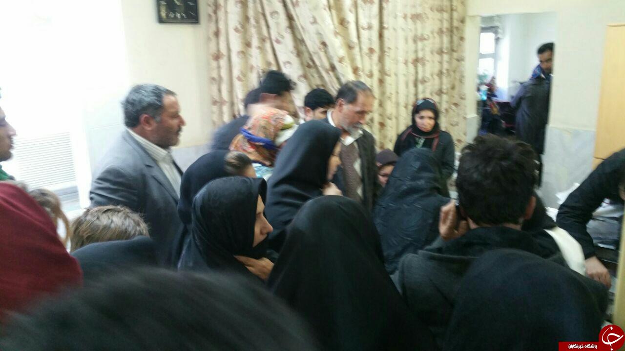 ازدحام در بیمارستان پارس آباد مغان + تصاویر