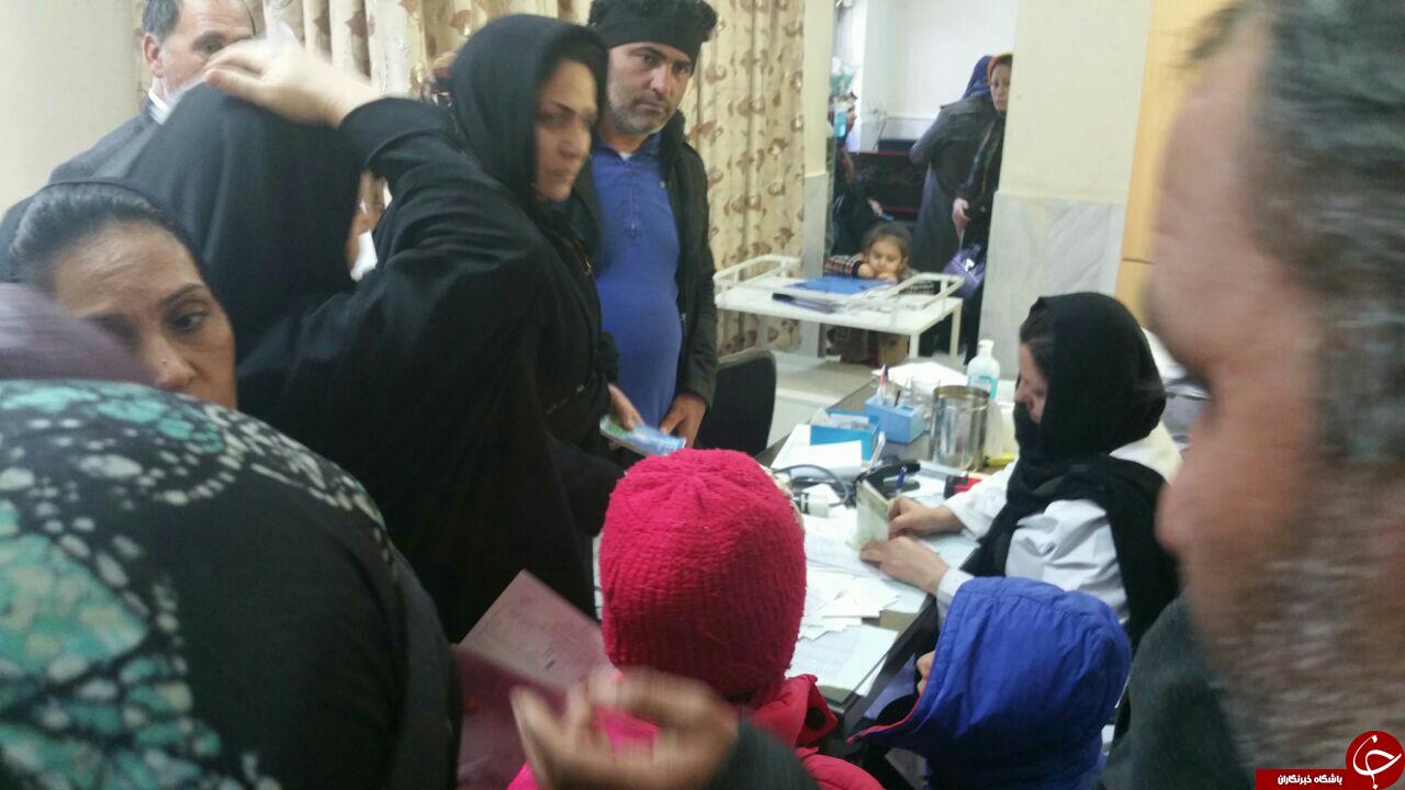 ازدحام در بیمارستان پارس آباد مغان + تصاویر