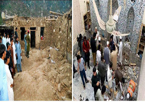 انفجار تروریستی مسجدی در پاکستان 28 کشته برجای گذاشت  + فیلم