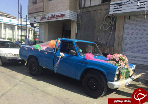 عکس/ نیسان عروس