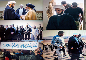 شیخ اکرم الکعبی از مناطق عملیاتی بازدید و با برخی مقامات سوری دیدار کرد