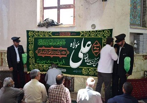 رونمایی و استقبال از پرچم اهدایی حرم امیر المومنین در شاهرود