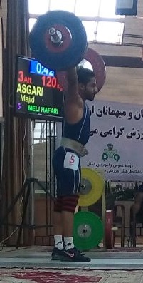 عسگری در دسته 62 کیلوگرم قهرمان شد