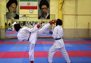 کسب مقام سوم بانوان کاراته کا