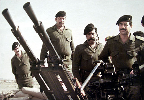 جنایات صدام در جنگ