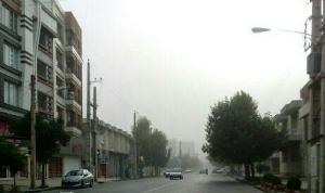 کاهش دید افقی در پی ورود ریزگرد به گلستان