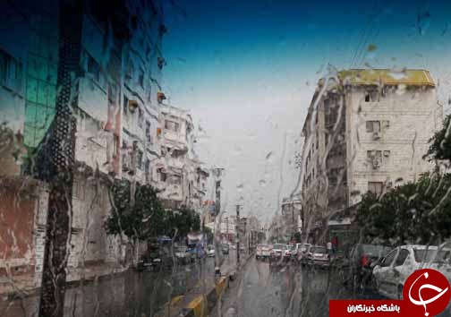 آبگرفتگی معابر اکنون در بابل + تصاویر