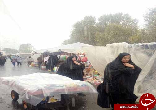 آبگرفتگی معابر اکنون در بابل + تصاویر
