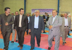 افتتاح سالن ورزشی شهر سیمینه بوکان