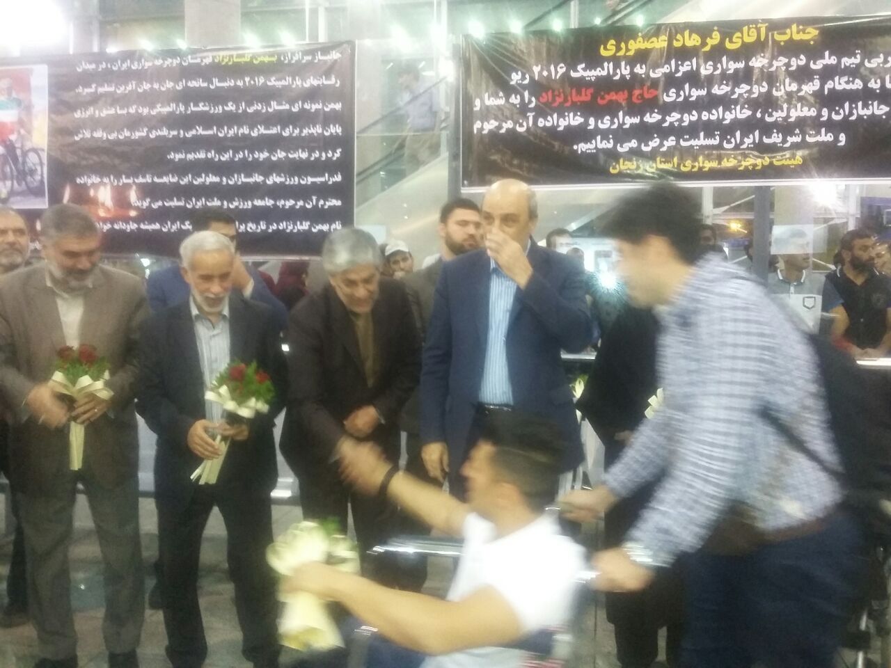 استقبال باشکوه از کاروان شهدای منا+تصاویر