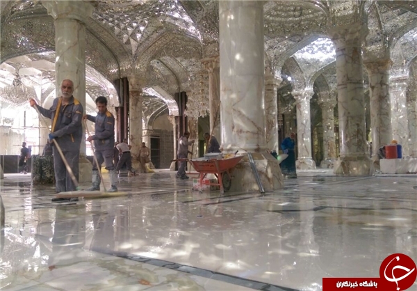 فردا؛ افتتاح بخشی از صحن حضرت فاطمه(س) در نجف اشرف + تصاویر