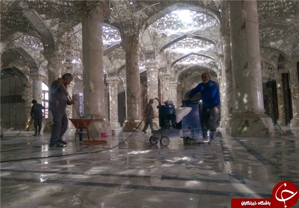فردا؛ افتتاح بخشی از صحن حضرت فاطمه(س) در نجف اشرف + تصاویر