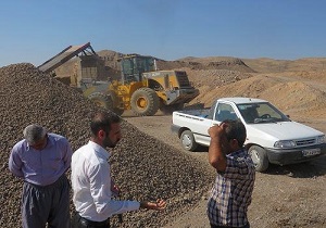 پایش واحدهای تولید شن و ماسه