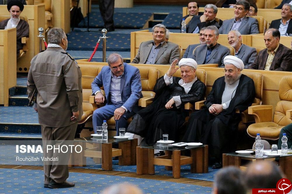 فیروزآبادی درباره سلام نظامی به هاشمی: به روحانی سلام نظامی دادم نه هاشمی
