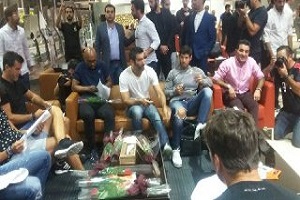 ستارگان لالیگا به ایران آمدند