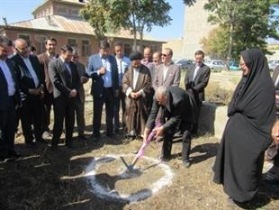 کلنگ زنی محل احداث مرکز خدمات جامع سلامت شهری شوط
