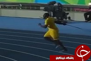 پرتاب نیزه بولت در المپیک ریو! + فیلم