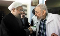 روحانی: کوبا نماد مبارزه با استعمار است/کاسترو: مقاومت ایران در برابر فشارها مایه تحسین‌ است