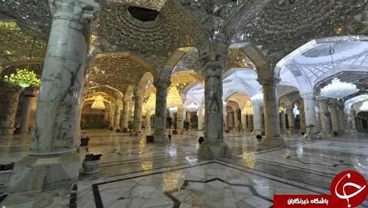 تصاویری از صحن حضرت فاطمه الزهرا (س)
