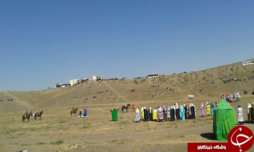بازسازي غديرخم با حضور400هنرمند وبسيجي +تصاوير