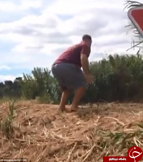 تمرین عجیب بازیکن راگبی +تصاویر