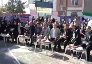 جشن شکوفه ها به مناسبت اولین روز مدرسه + فیلم