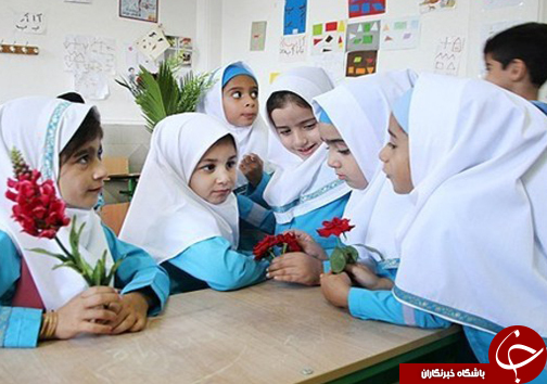 عکس/ اولین روز مدرسه دختر یک شهید مدافع حرم