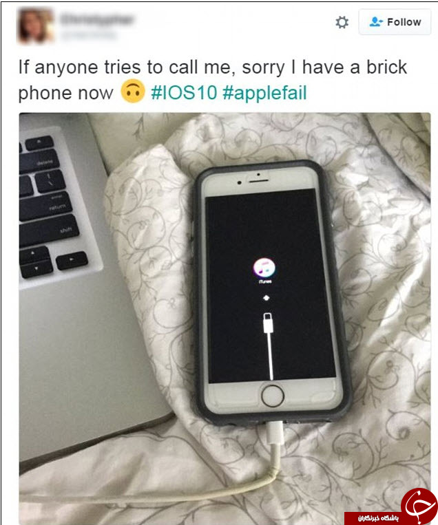 مشکلات تازه Ios 10 گریبان گیر شد