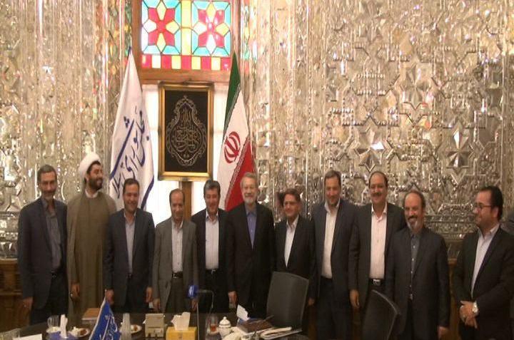 دیدارمجمع نمایندگان استان همدان با رئیس مجلس شورای اسلامی