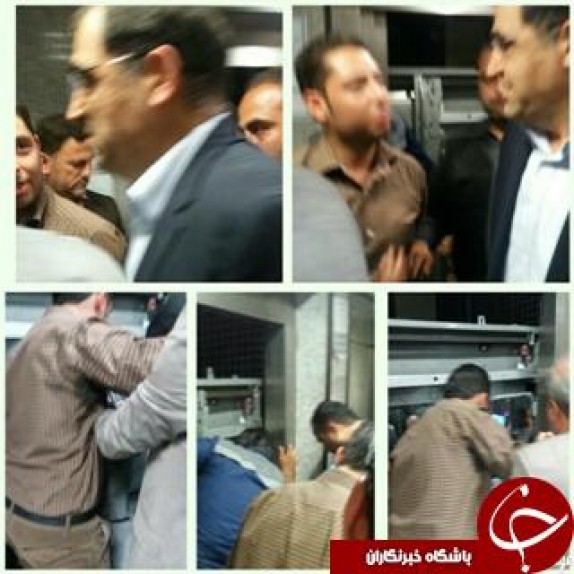 مقام عالی وزارت بهداشت محبوس در آسانسور