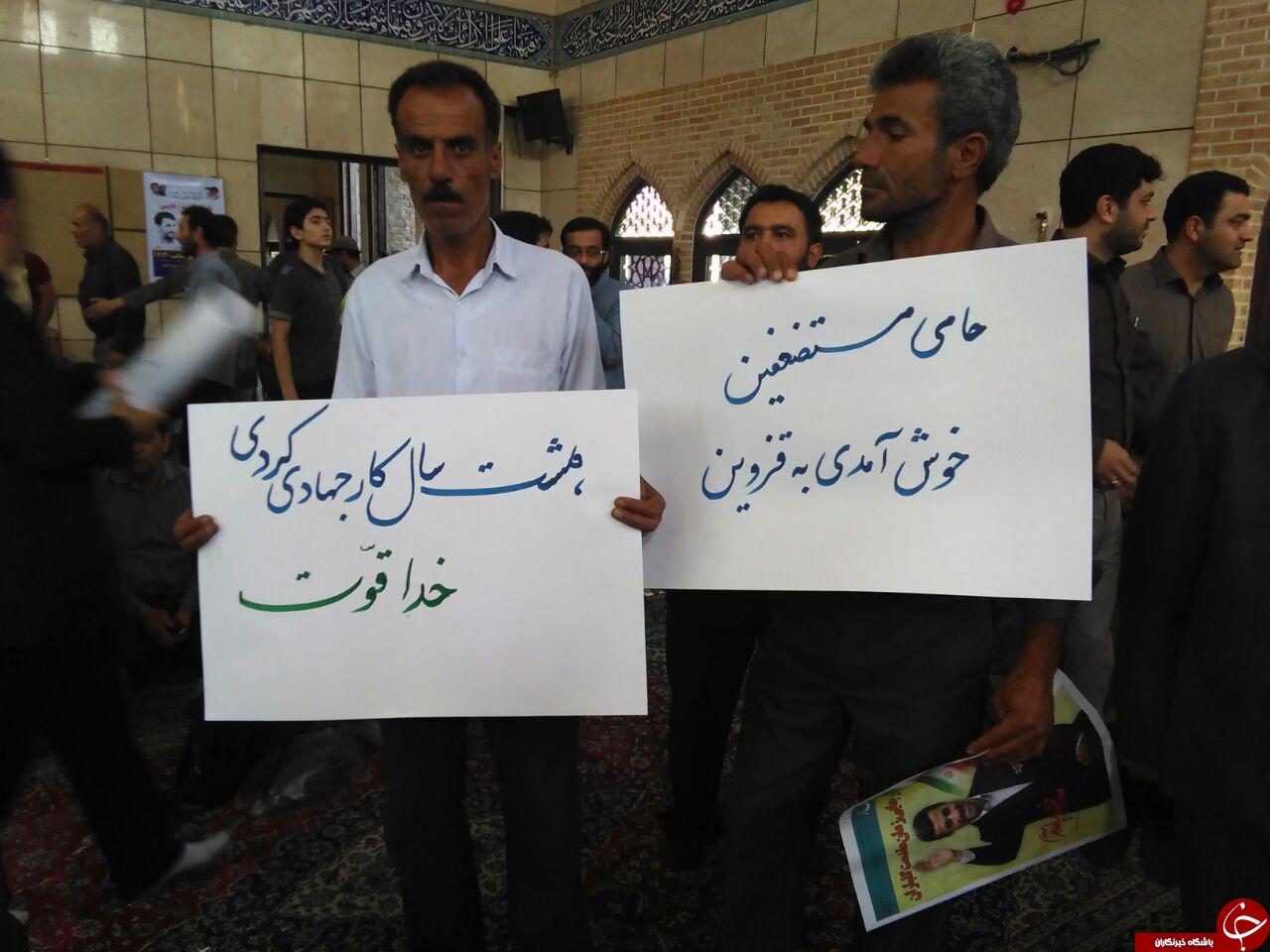 احمدی نژاد در یادواره شهید رجایی قزوین+ تصاویر