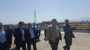 بازدید معاونین وزیر راه وشهرسازی از تقاطع غیر همسطح فومن