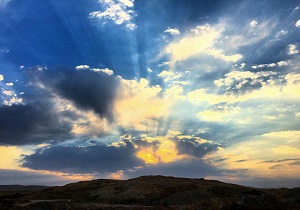 آسمان زیبای کرمانشاه