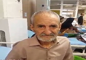احمد پور مخبر در بستر بیماری + فیلم