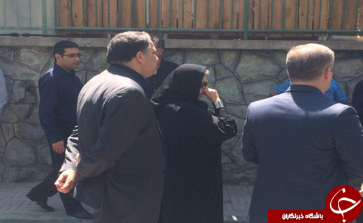 حضور هنرمندان در منزل داوود رشیدی