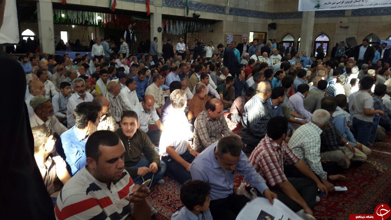 جمعیت حاضر در سخنرانی احمدی نژاد در قزوین چقدر بود؟ + تصاویر