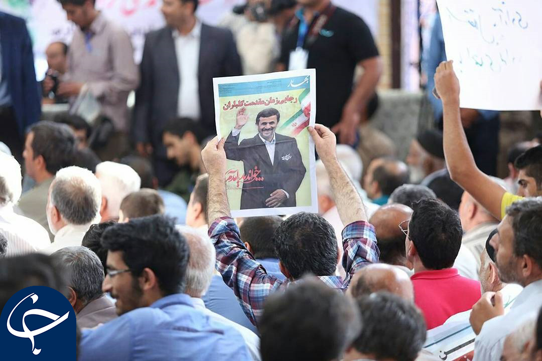 جمعیت حاضر در سخنرانی احمدی نژاد در قزوین چقدر بود؟ + تصاویر