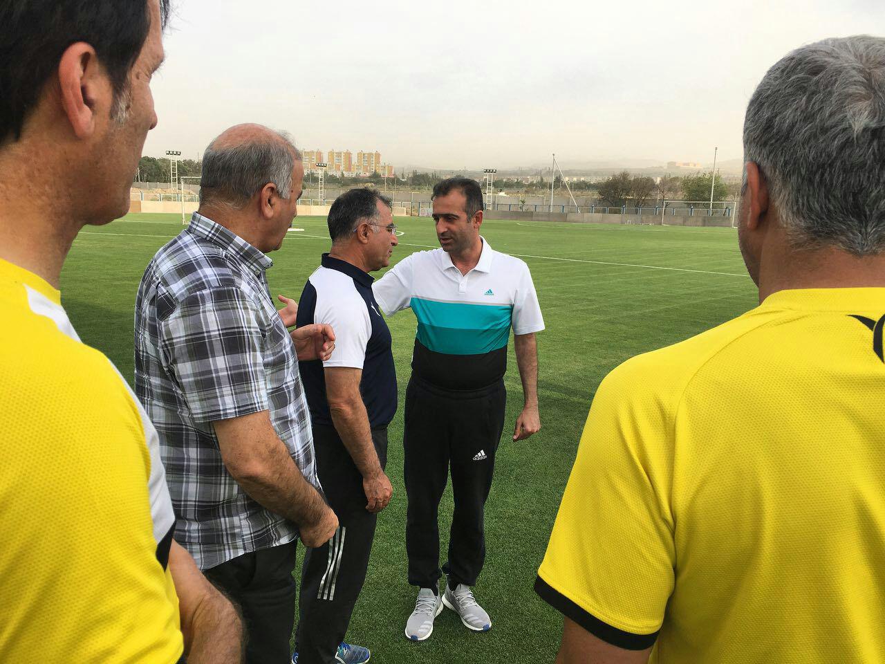 ساعت  بازی دوستانه پیکان مقابل گسترش مشخص شد/حضور کمالوند در تمرین پیکانی ها + تصاویر