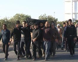 تشییع پیکر مادر شهید غلامرضا جعفریان