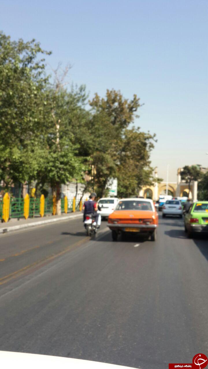 تردد تاکسی&zwnj;های دهه 50 در خیابان&zwnj;های تهران + تصاویر