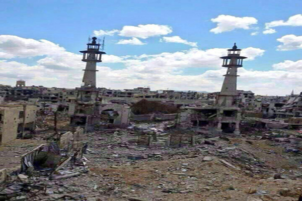 حرم حضرت سکینه آزاد شد