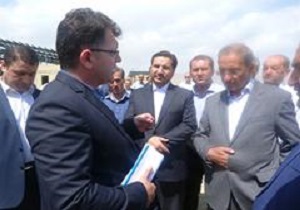 بازدید معاون برنامه ریزی وبودجه واموراقتصادی وزارت نیروازتصفیه خانه آب