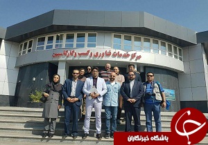 بازدید خبرنگاران رسانه های خارجی از شهرک صنعتی کاسپین