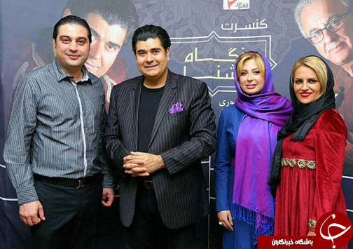 عکس سالار عقیلی و همسرش در کنار نیوشا ضیغمی و همسرش